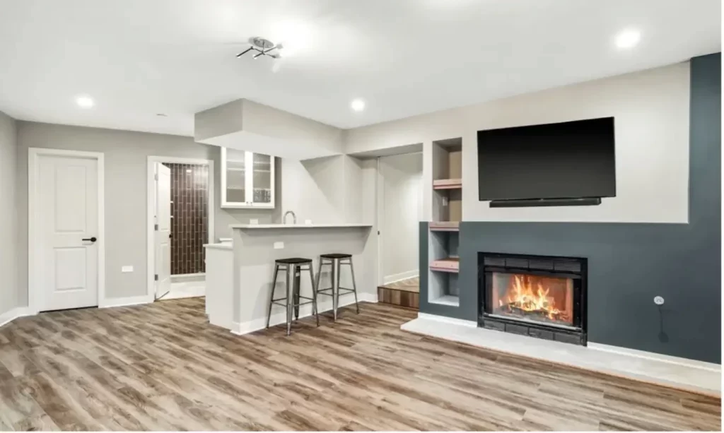 Park-Ridge-IL-–-Basement-Project-and-Wet-Bar-1024x613